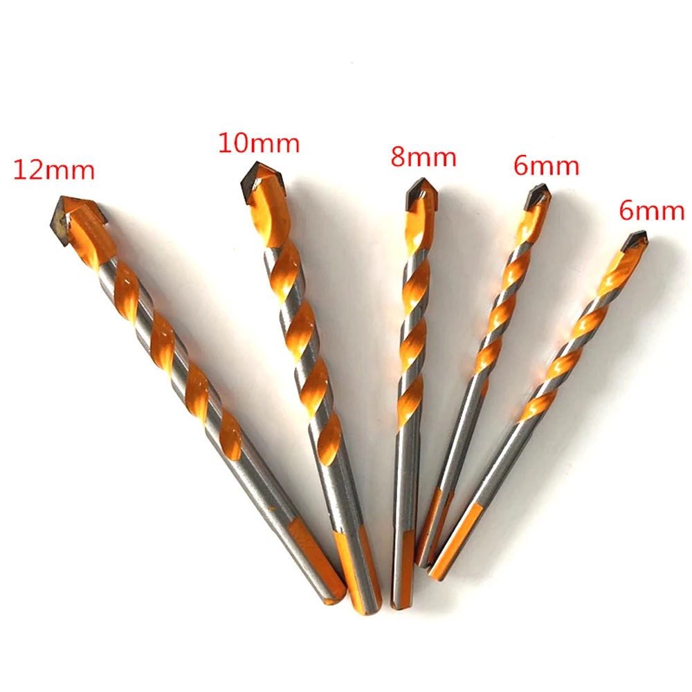 5Pcs Drill Bits Twist Drillhead Wall Ceramic Glass Punching Hole Working Set 6+6+8+10+12mm 5pcs Multifunctional Drill Bit Kit
5Pcs Drill Bits Twist Drillhead Wall Ceramic Glass Punching Hole Working Set 6+6+8+10+12mm 5pcs Multifunctional Drill Bit Kit