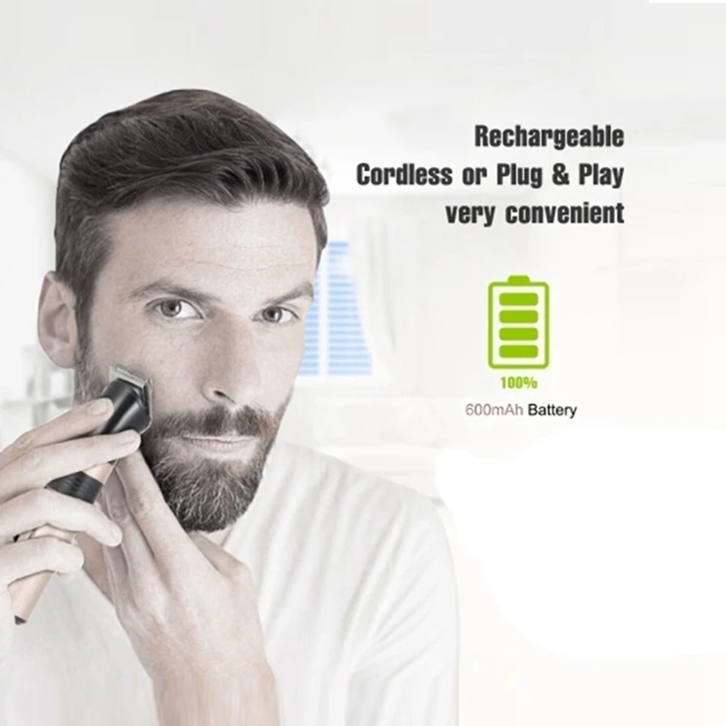 Kemei 3In1 Electric Hair Clipper Kit Reciprocating Razor Cordless Hair Trimmer Nose Grooming Hair Cutting Kit Eu Plug 
Kemei 3In1 Electric Hair Clipper Kit Reciprocating Razor Cordless Hair Trimmer Nose Grooming Hair Cutting Kit Eu Plug