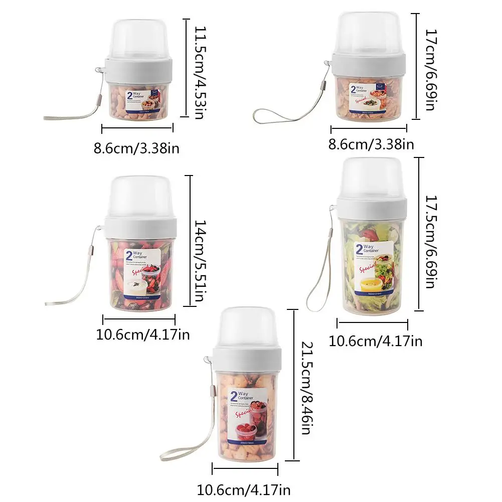 Double-layer Sealed Storage Box Transparent Fresh Kepping Food Container With Scale Breakfast Fruit Milk Leak-proof Cup
Double-layer Sealed Storage Box Transparent Fresh Kepping Food Container With Scale Breakfast Fruit Milk Leak-proof Cup