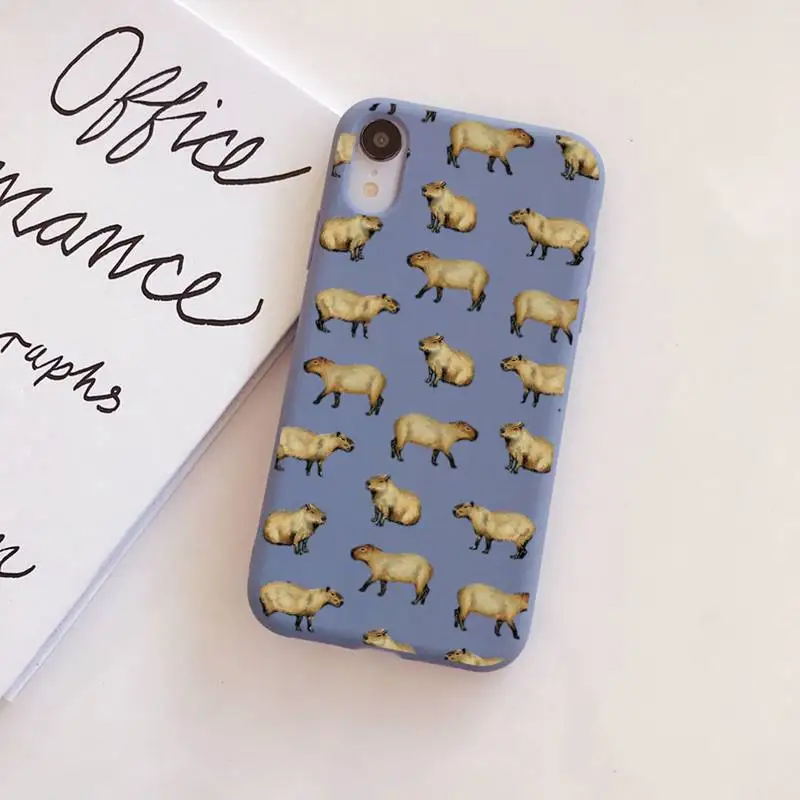 YNDFCNB Capybara Cute Animal Cartoon Phone Case Soft Solid Color for iPhone 11 12 13 mini pro XS MAX 8 7 6 6S Plus X XR
YNDFCNB Capybara Cute Animal Cartoon Phone Case Soft Solid Color for iPhone 11 12 13 mini pro XS MAX 8 7 6 6S Plus X XR