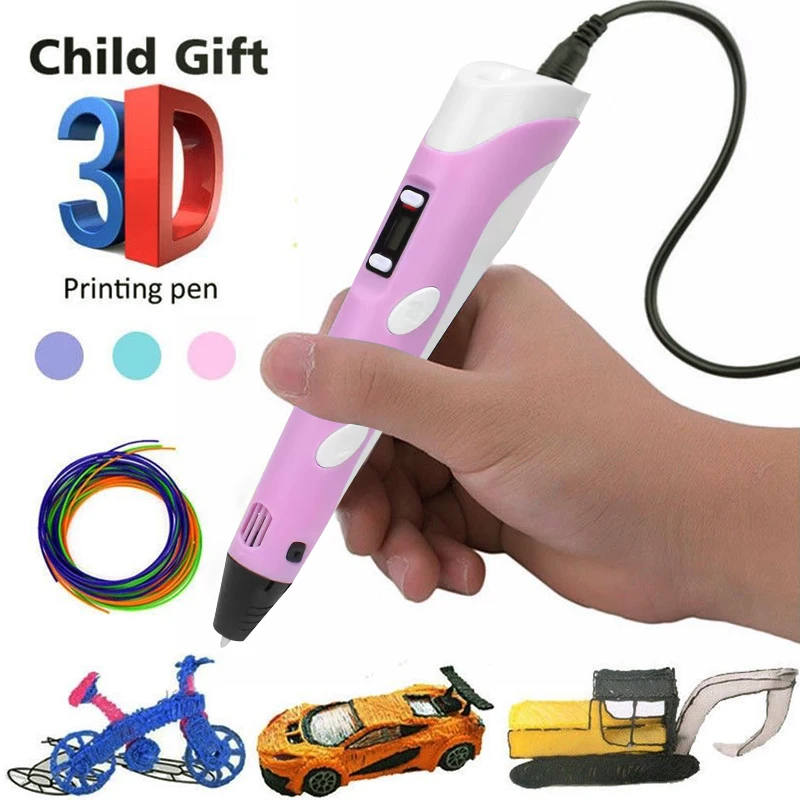 DIY 3D Printer Pen 3D Drawing Pens 3d Printing Pen With 100M PLA Filament Educational Christmas Birthday Gift 3d Pencil For Kids
DIY 3D Printer Pen 3D Drawing Pens 3d Printing Pen With 100M PLA Filament Educational Christmas Birthday Gift 3d Pencil For Kids
