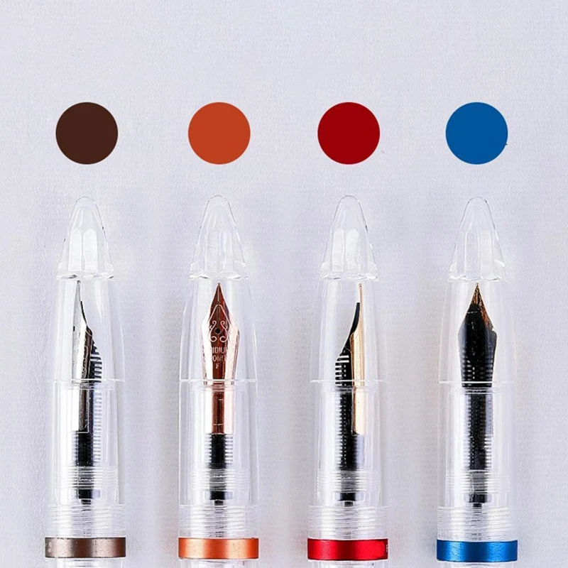 0.5mm Nib Fountain Pen with Eyedropper High Capacity Transparent Pens Office School Supplies for Student Writing Gifts Stationer
0.5mm Nib Fountain Pen with Eyedropper High Capacity Transparent Pens Office School Supplies for Student Writing Gifts Stationer