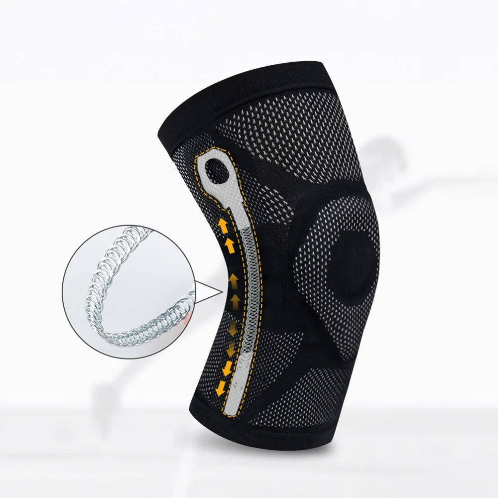 1pc Knee Patella Protector Silicone Pressurized Elastic Knee Pads Basketball Running Sports Gym Compression Meniscus Protector
1pc Knee Patella Protector Silicone Pressurized Elastic Knee Pads Basketball Running Sports Gym Compression Meniscus Protector
