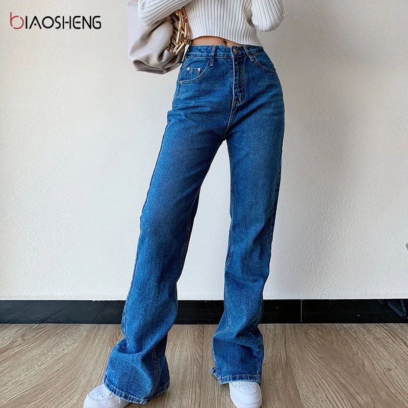 FAKUNTN Women's Flared Jeans High Waist Fashion Wide Leg Jeans Streetwear Plus Size Trousers Female Baggy Mom Denim boot cut
FAKUNTN Women's Flared Jeans High Waist Fashion Wide Leg Jeans Streetwear Plus Size Trousers Female Baggy Mom Denim boot cut