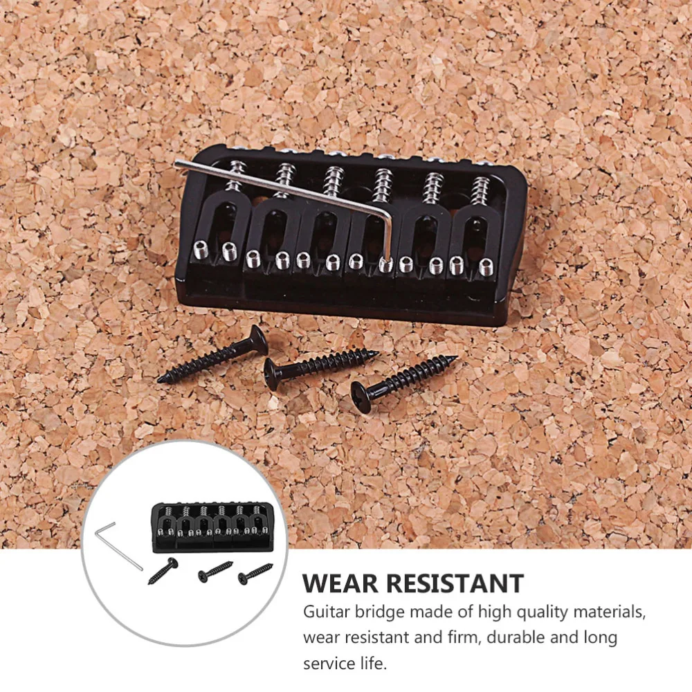 6 String Zinc Alloy Guitar Saddle Bridge for Electric Guitar Accessories Parts
6 String Zinc Alloy Guitar Saddle Bridge for Electric Guitar Accessories Parts