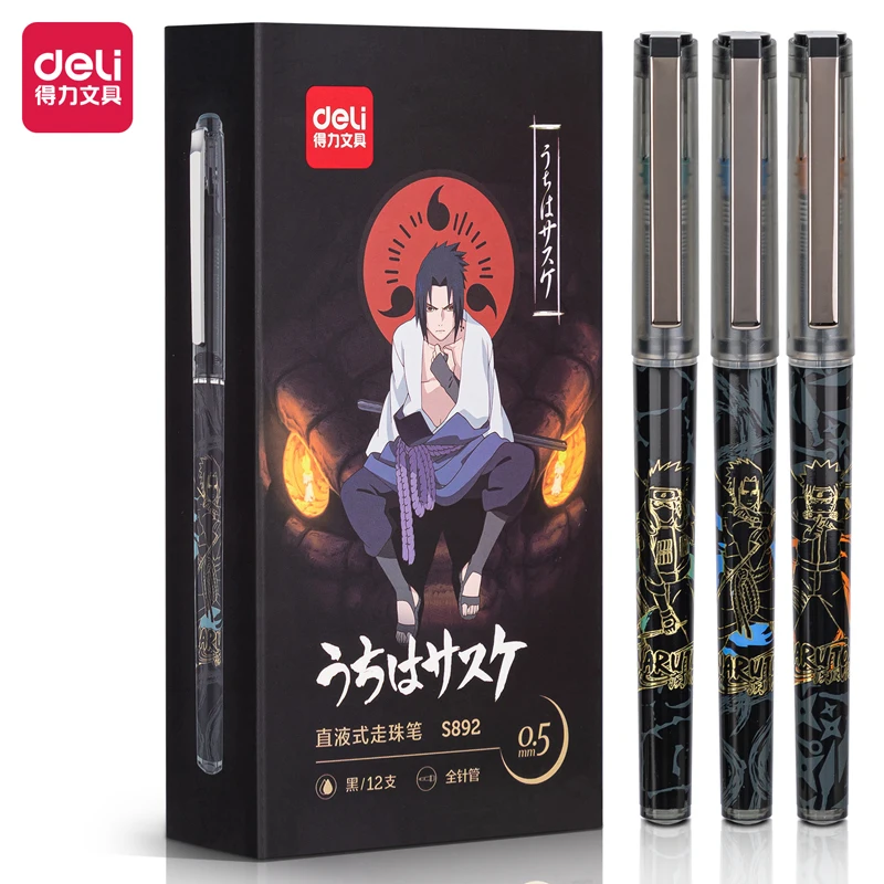 Deli gel Pen 6Pcs Naruto Rollerball Pen for School Supplies Anime Stationery Office Accessories Japanese Stationery Kids Gift
Deli gel Pen 6Pcs Naruto Rollerball Pen for School Supplies Anime Stationery Office Accessories Japanese Stationery Kids Gift