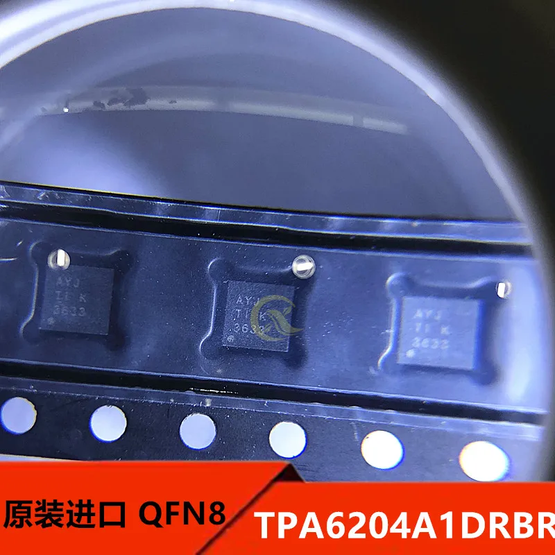 5pcs TPA6204A1DRBR encapsulation QFN8 silk-screen AYJ audio amplifier Original product
5pcs TPA6204A1DRBR encapsulation QFN8 silk-screen AYJ audio amplifier Original product