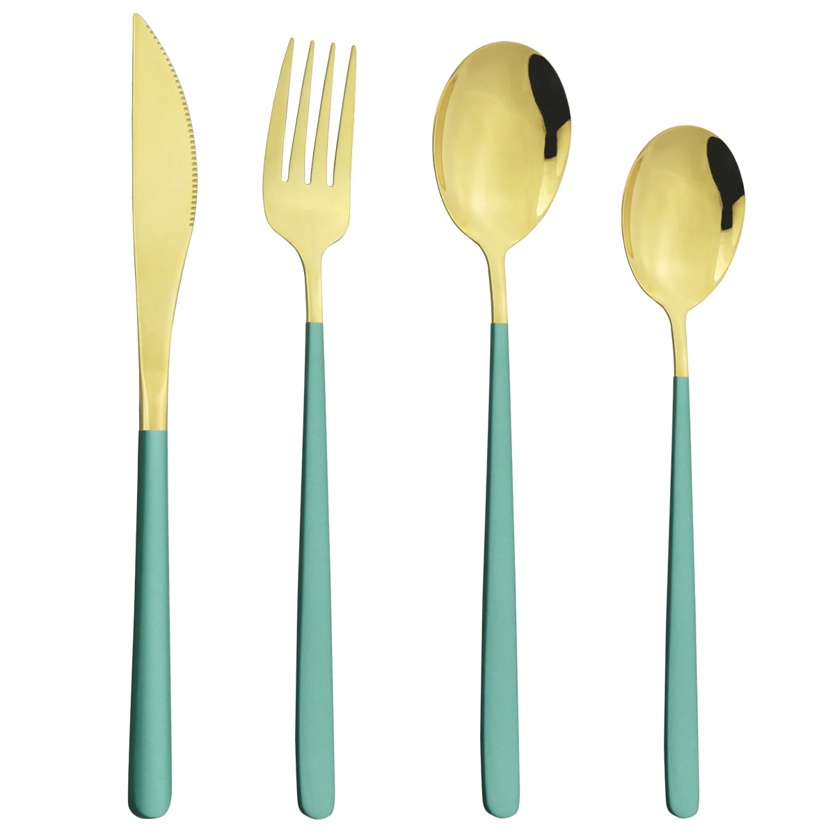 32Pcs/Set Green Gold Dinnerware Set Knife Fork Spoon Dinner Set 304 Stainless Steel Cutlery Set Kitchen Tableware Silverware Set
32Pcs/Set Green Gold Dinnerware Set Knife Fork Spoon Dinner Set 304 Stainless Steel Cutlery Set Kitchen Tableware Silverware Set