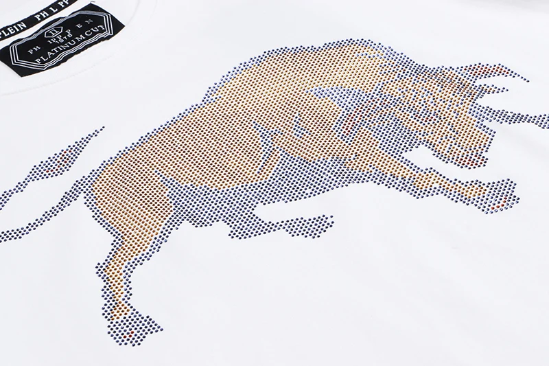 2021 new European and American Plein short sleeve t-shirt men's cattle hot drill spring and Summer Cotton Fashion Top PP T-shirt
2021 new European and American Plein short sleeve t-shirt men's cattle hot drill spring and Summer Cotton Fashion Top PP T-shirt