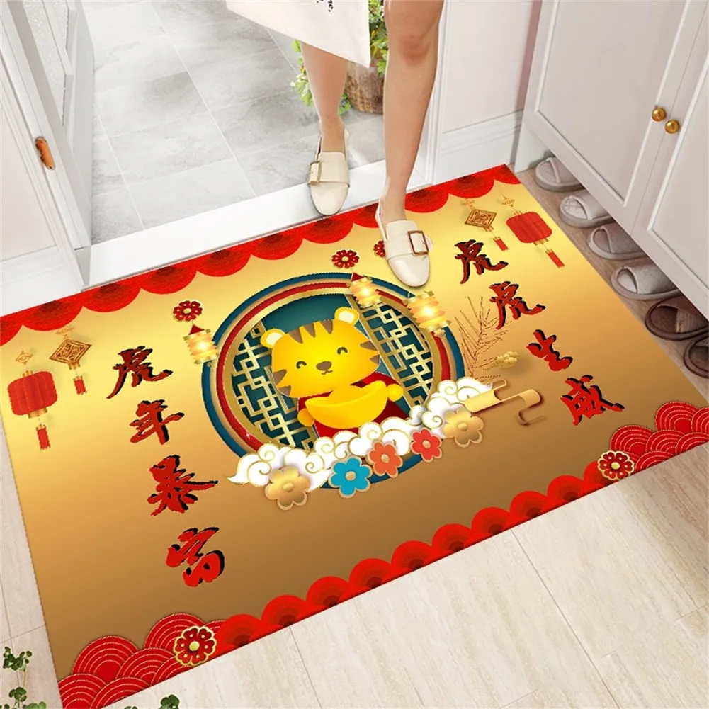 CNY Non Slip Mat Anti Slip Mat Chinese New Year Carpet Cartoon Tiger Doormat Red Festive Door Mat Home Decor 2022
CNY Non Slip Mat Anti Slip Mat Chinese New Year Carpet Cartoon Tiger Doormat Red Festive Door Mat Home Decor 2022
