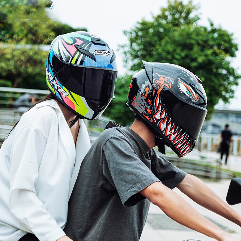 Motorcycle Helmet Women Men Moto Ear Helmets Personality Full Face Motorbike Helm Cycling Motocross Capacete Casque Moto Helmet
Motorcycle Helmet Women Men Moto Ear Helmets Personality Full Face Motorbike Helm Cycling Motocross Capacete Casque Moto Helmet