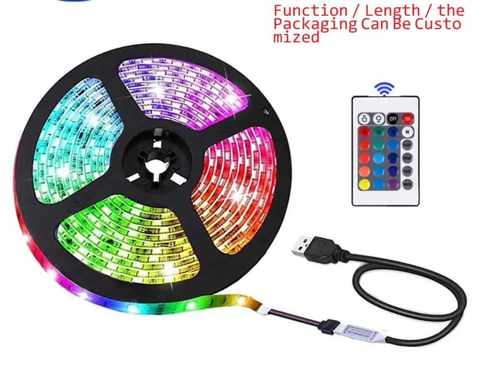 Светодиодная Водонепроницаемая ленсветильник 5050 SMD 2835 с поддержкой Bluetooth, Wi-Fi и адаптером
Светодиодная Водонепроницаемая ленсветильник 5050 SMD 2835 с поддержкой Bluetooth, Wi-Fi и адаптером