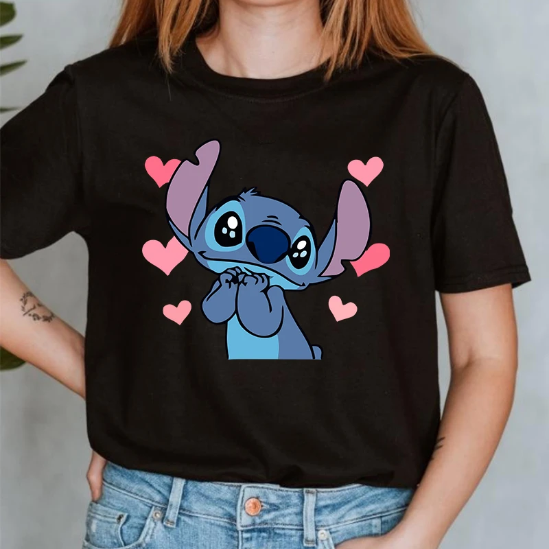 Hot Women T-shirts Harajuku Style Anime Character Disney Lilo Stitch Printed T Shirt Kawaii Graphics Tee High Quality Female Top
Hot Women T-shirts Harajuku Style Anime Character Disney Lilo Stitch Printed T Shirt Kawaii Graphics Tee High Quality Female Top