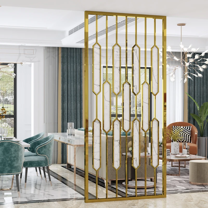 Stainless steel screen partition light luxury titanium rose gold Nordic modern living room flower hollow porch decoration custom
Stainless steel screen partition light luxury titanium rose gold Nordic modern living room flower hollow porch decoration custom