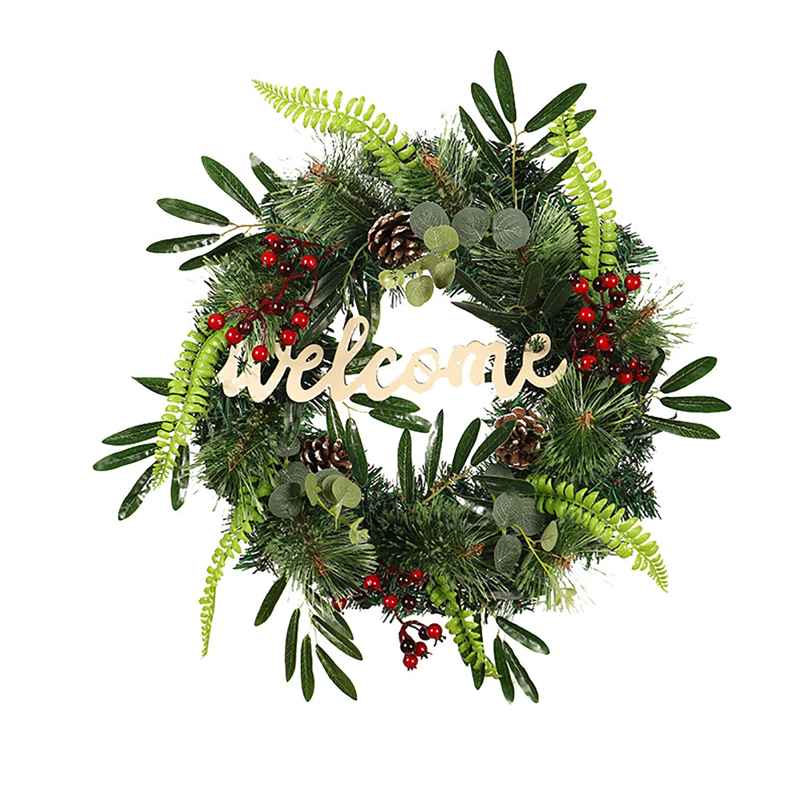Artificial Wreath Door Threshold Flower DIY Home Living Room Party Pendant Wall Decor Christmas Garland Gift Leaf Pine Cones
Artificial Wreath Door Threshold Flower DIY Home Living Room Party Pendant Wall Decor Christmas Garland Gift Leaf Pine Cones