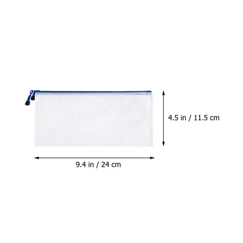 16pcs A6 Zipper File Bags Contract Storage Bag Transparent Mesh File Bags Documents Organizer Pouch File Folder (Random Color 24 
16pcs A6 Zipper File Bags Contract Storage Bag Transparent Mesh File Bags Documents Organizer Pouch File Folder (Random Color 24