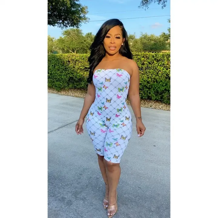 Women Colorful Butterflies & Plaid Pattern Jumpsuit Off Shoulder Outfit Low Chest Patchwork Bodycon Romper Bodysuit
Women Colorful Butterflies & Plaid Pattern Jumpsuit Off Shoulder Outfit Low Chest Patchwork Bodycon Romper Bodysuit