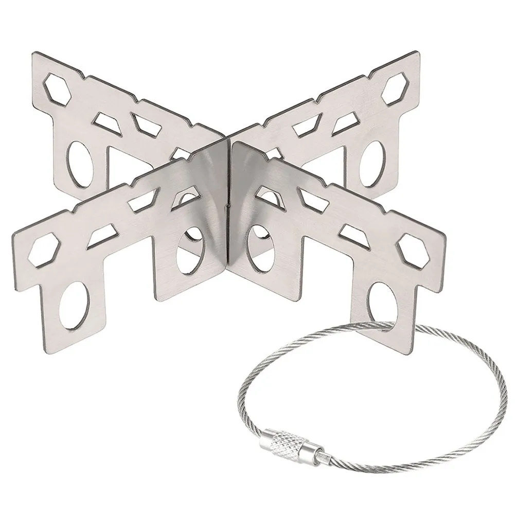Mini Burner Bracket Holder Alcohol Stove Stent Pot Support Tank Gas Burner Stand For Outdoor Camping Hiking Picnic Cooking
Mini Burner Bracket Holder Alcohol Stove Stent Pot Support Tank Gas Burner Stand For Outdoor Camping Hiking Picnic Cooking