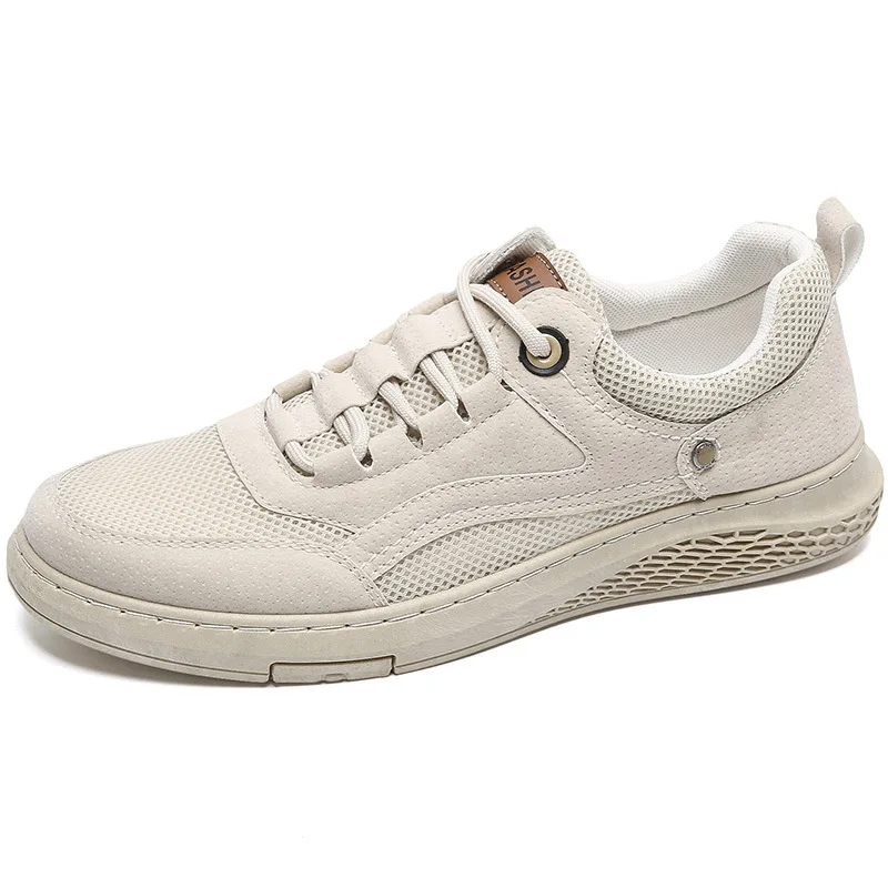 Men's Casual Shoes Breathable Mesh Lace-up Sneakers Comfortable Soft Sole Outdoor Flat Shoes All-match Fashion 2021 New
Men's Casual Shoes Breathable Mesh Lace-up Sneakers Comfortable Soft Sole Outdoor Flat Shoes All-match Fashion 2021 New