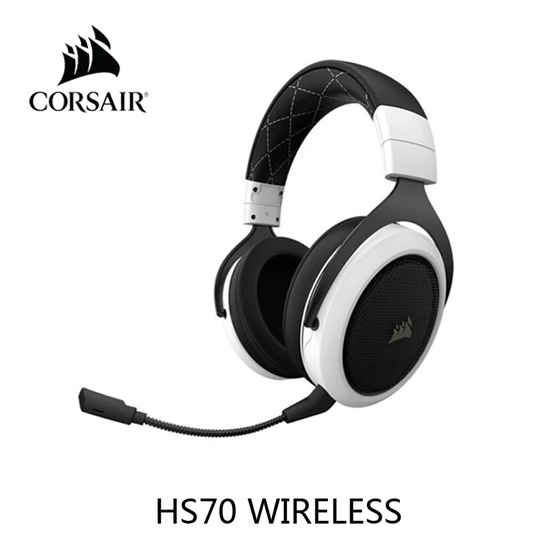 

Corsair HS70 Wireless Gaming Headset - 7.1 Surround Sound Headphones - Discord Certified - 50mm Drivers