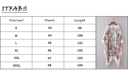 Women Loose Floral Print Blouse Summer Casual Boho Chiffon Coat Shawl Kimono Cardigan Tops Plus Size 3XL
Women Loose Floral Print Blouse Summer Casual Boho Chiffon Coat Shawl Kimono Cardigan Tops Plus Size 3XL