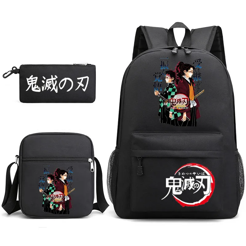 Anime backpack student school bag 3 pieces/set shoulder bag Demon Slayer printing travel bag men's school bag
Anime backpack student school bag 3 pieces/set shoulder bag Demon Slayer printing travel bag men's school bag