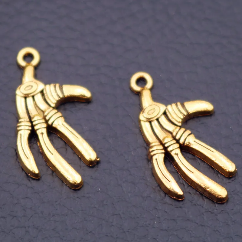 15pcs Antique Gold Tone Elf Ghost Claw Pendant DIY punk Bracelet Earring Jewelry Handicraft Charm Making 27*14mm P43
15pcs Antique Gold Tone Elf Ghost Claw Pendant DIY punk Bracelet Earring Jewelry Handicraft Charm Making 27*14mm P43