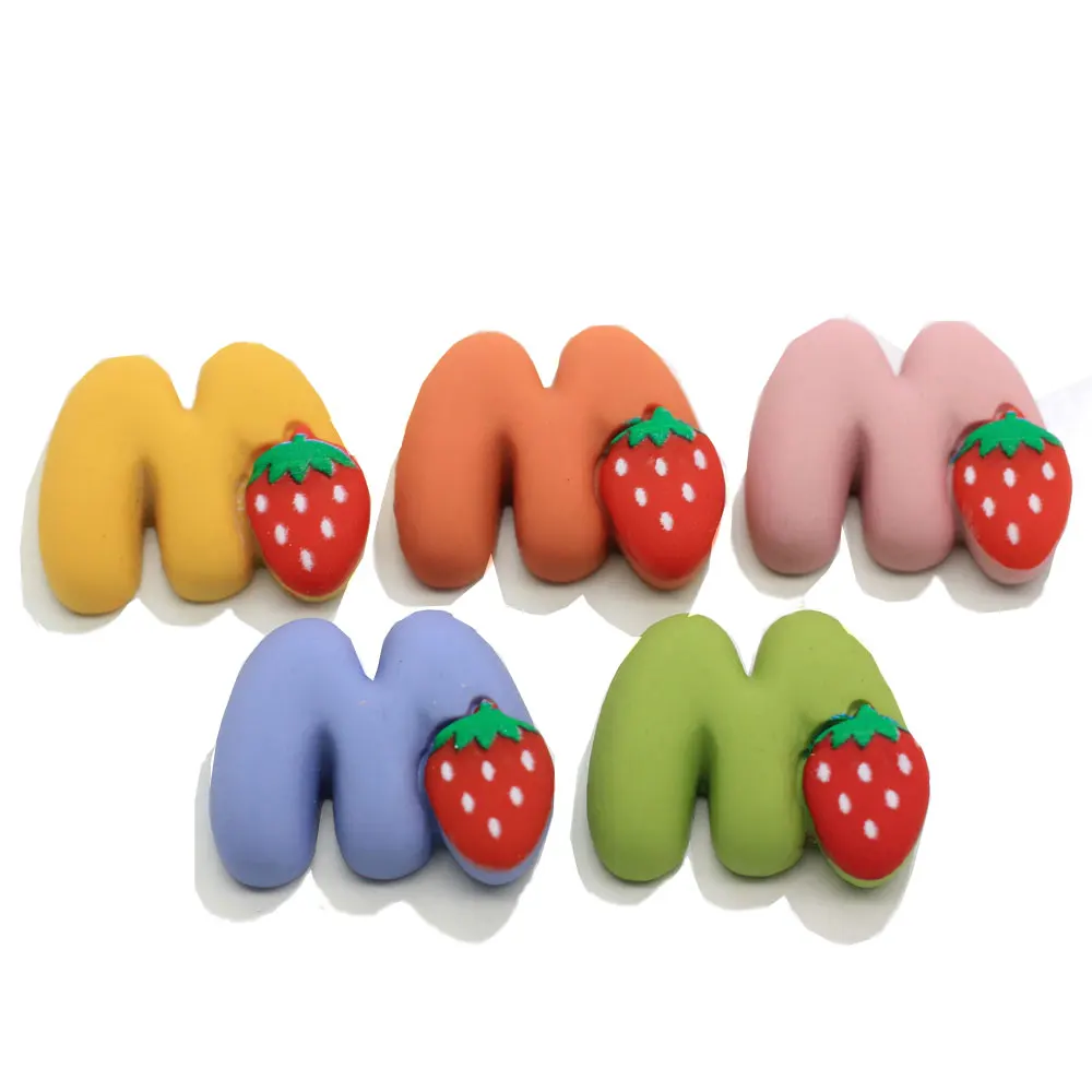 Resin Kawaii Letter M Strawberry Resin Flatback Cabochon For Phone Decoration DIY
Resin Kawaii Letter M Strawberry Resin Flatback Cabochon For Phone Decoration DIY