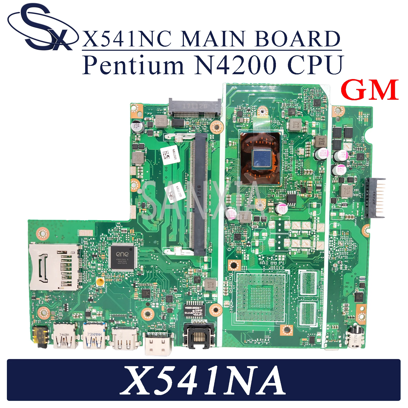 KEFU X541NC Laptop motherboard for ASUS X541NA X541N original mainboard Pentium N4200 CPU GM
KEFU X541NC Laptop motherboard for ASUS X541NA X541N original mainboard Pentium N4200 CPU GM