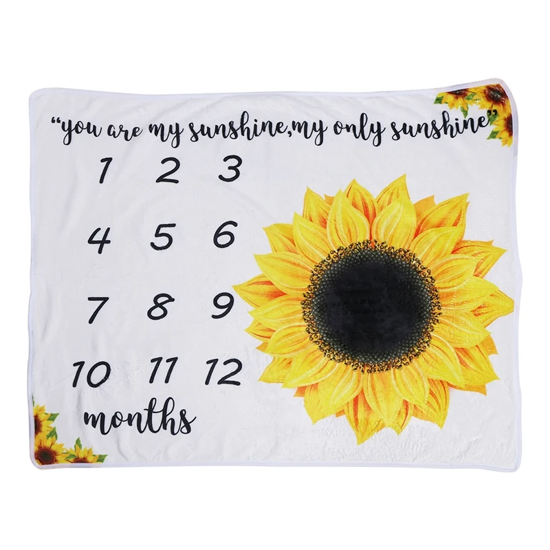 FBIL-Baby Milestone Blanket Newborn Photo Prop Super Soft Flannel Infant Swaddle Wrap Bed Quilt Kids Bath Towel
FBIL-Baby Milestone Blanket Newborn Photo Prop Super Soft Flannel Infant Swaddle Wrap Bed Quilt Kids Bath Towel