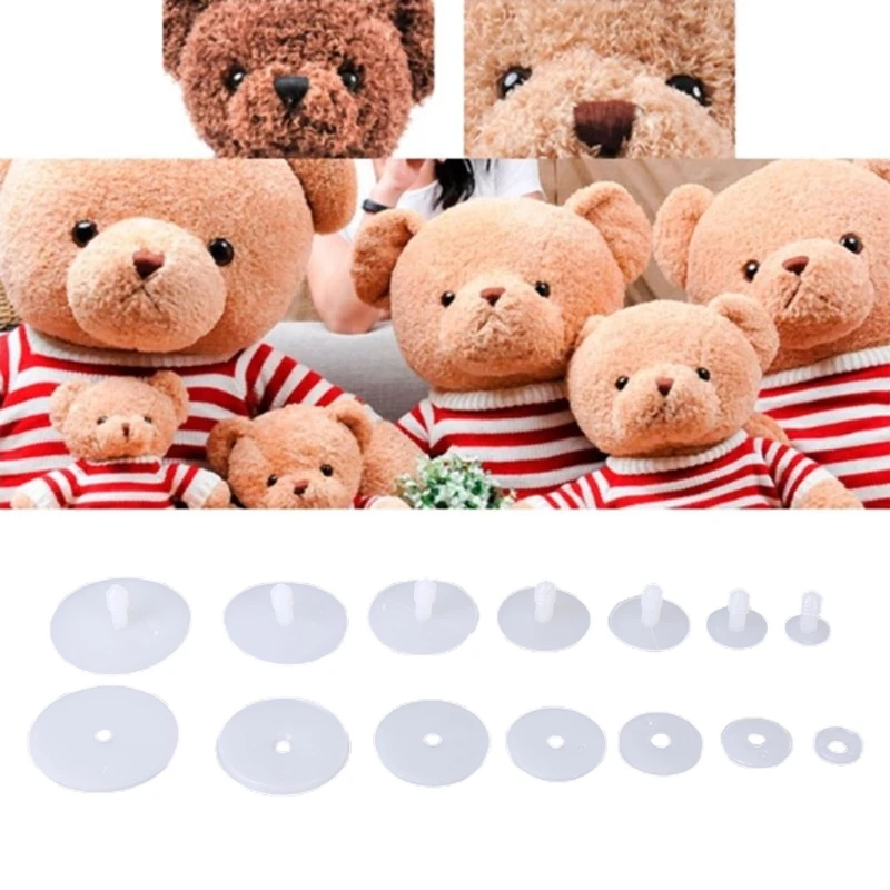 70pcs/set Plastic DIY Doll Skeleton Joint Environmental Protection Eye Nose Accessories for Bear Toys Making Craft 15-45mm
70pcs/set Plastic DIY Doll Skeleton Joint Environmental Protection Eye Nose Accessories for Bear Toys Making Craft 15-45mm