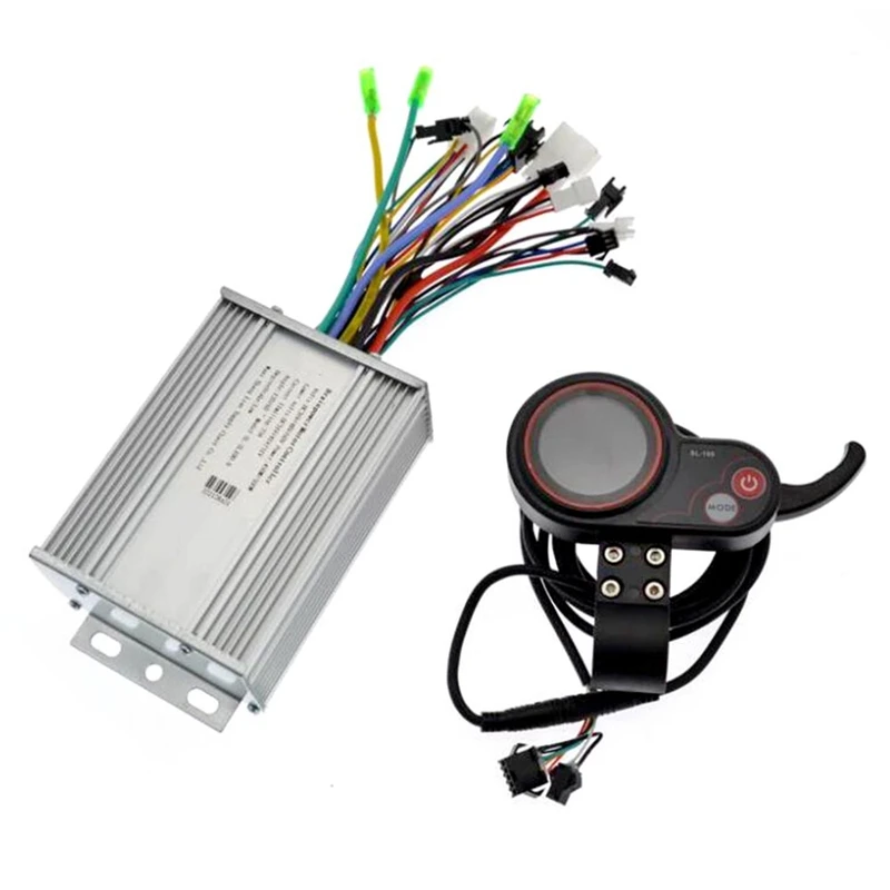 36-60V Electric Scooter Motor Controller Intelligent Brushless Motor Controller + Instrument Display for 10 Inch Scooter
36-60V Electric Scooter Motor Controller Intelligent Brushless Motor Controller + Instrument Display for 10 Inch Scooter