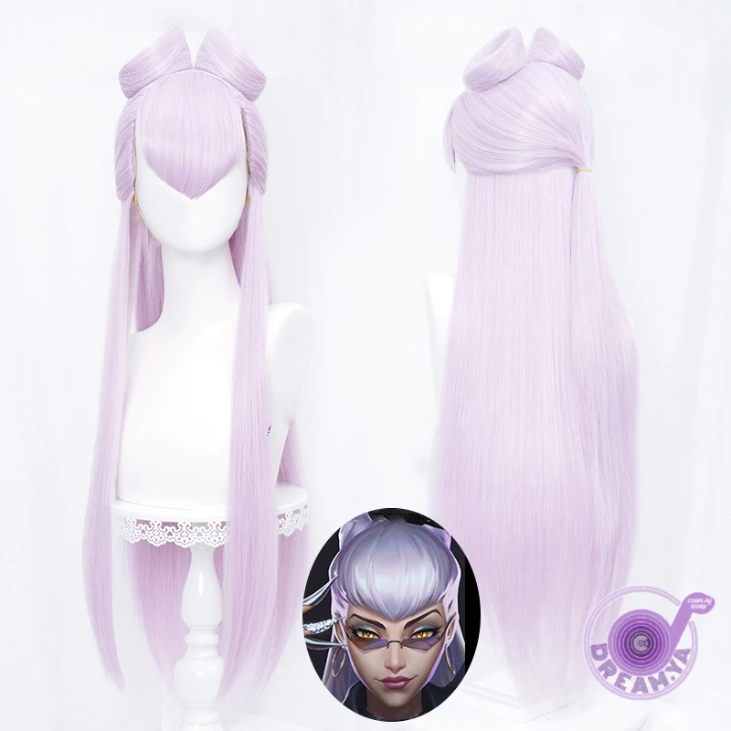 KDA Baddest Evelynn Cosplay Wig LoL 85cm Long Light Purple Bun Straight Synthetic Hair Role Play Halloween Party + Wig Cap 
KDA Baddest Evelynn Cosplay Wig LoL 85cm Long Light Purple Bun Straight Synthetic Hair Role Play Halloween Party + Wig Cap