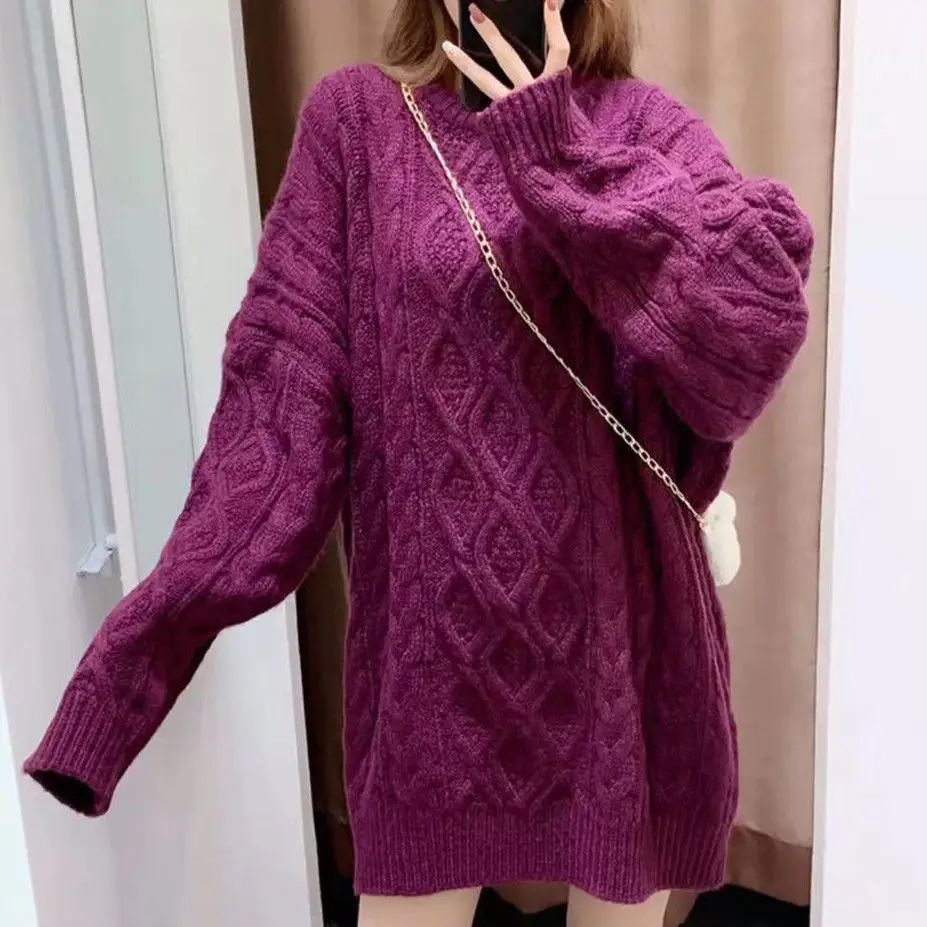 2020 new autumn and winter forest twist pullover sweater women loose Korean thick lazy thick woolen outer wear
2020 new autumn and winter forest twist pullover sweater women loose Korean thick lazy thick woolen outer wear