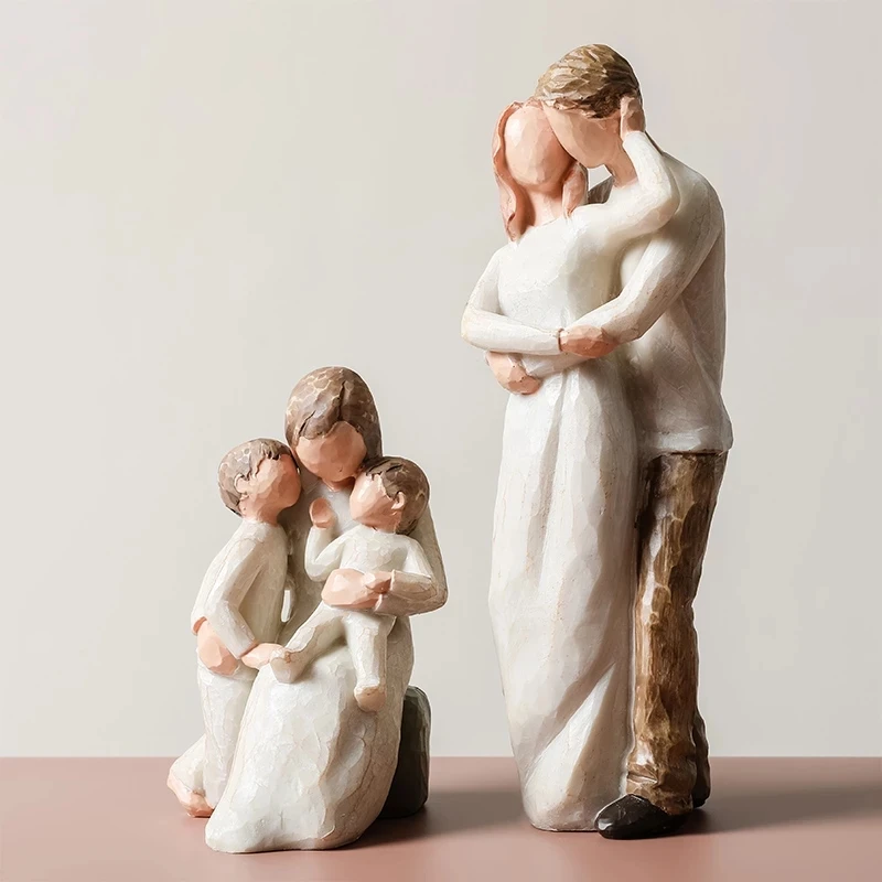 Mother's Day Birthday Christmas Wedding Gift Nordic Home Decoration People Model Living Room Accessories Family Figurines Crafts
Mother's Day Birthday Christmas Wedding Gift Nordic Home Decoration People Model Living Room Accessories Family Figurines Crafts