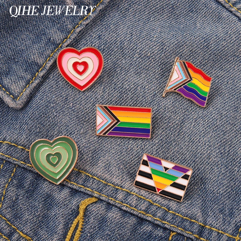Flag Rainbow Heart Enamel Pin Metal Love Brooch Clothes Bag Hat Badge Lapel Jewelry Icon Badge Women Kids Gift Custom Wholesale
Flag Rainbow Heart Enamel Pin Metal Love Brooch Clothes Bag Hat Badge Lapel Jewelry Icon Badge Women Kids Gift Custom Wholesale