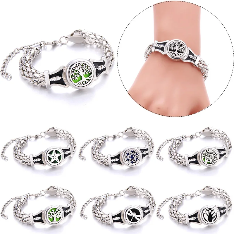 Tree of Life Aromatherapy Bracelet Essential Oil Diffuser Jewelry Aroma Perfume Locket Stainless Steel Adjustable Bangle Chain
Tree of Life Aromatherapy Bracelet Essential Oil Diffuser Jewelry Aroma Perfume Locket Stainless Steel Adjustable Bangle Chain