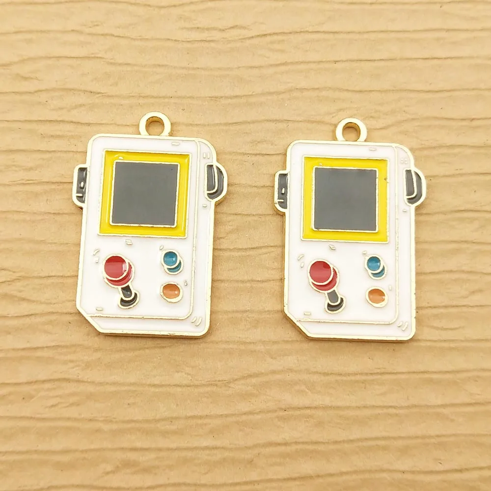 10pcs 17x25mm enamel game machine charm for jewelry making fashion earring pendant bracelet charm necklace charms diy finding
10pcs 17x25mm enamel game machine charm for jewelry making fashion earring pendant bracelet charm necklace charms diy finding