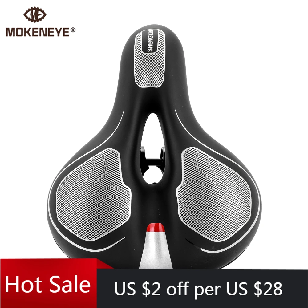 Soft Bicycle Saddle Hollow Mountain Bike Seat Shock Absorbing Road Bike Cushion Soft Breathable Bike Saddle Cycling Accessories
Soft Bicycle Saddle Hollow Mountain Bike Seat Shock Absorbing Road Bike Cushion Soft Breathable Bike Saddle Cycling Accessories