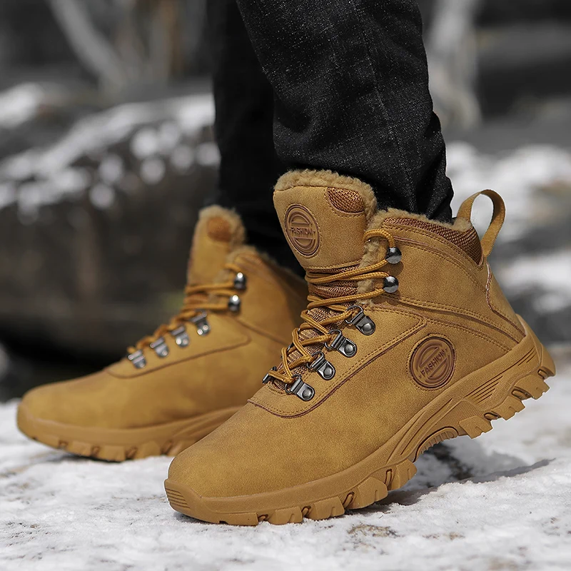 Waterproof Hiking Shoes Men Outdoor Tactical Boots Winter Warm Antiskid Botas Man Sneakers Climbing Mountain Shoes Hunting Boots
Waterproof Hiking Shoes Men Outdoor Tactical Boots Winter Warm Antiskid Botas Man Sneakers Climbing Mountain Shoes Hunting Boots