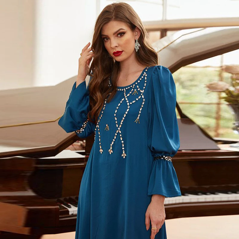 Caftan Marocain Dresses For Women Abaya Dubai Turkey Islam Muslim Arabic Long Dress Kaftan Djellaba Robe Longue Femme Musulmane
Caftan Marocain Dresses For Women Abaya Dubai Turkey Islam Muslim Arabic Long Dress Kaftan Djellaba Robe Longue Femme Musulmane