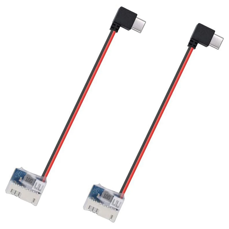 Обновленный зарядный кабель с углом 90 ° типа C на 5 В, 2 шт., зарядный кабель для Gopro Hero 6/7/8/9, используется для 3-5-дюймового FPV дрона 
Обновленный зарядный кабель с углом 90 ° типа C на 5 В, 2 шт., зарядный кабель для Gopro Hero 6/7/8/9, используется для 3-5-дюймового FPV дрона