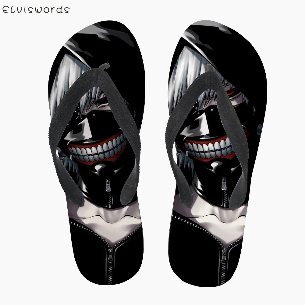 ELVISWORDS Japanese Anime Tokyo Ghoul Print Beach Flipflops Rubber Water Shoes Cute Women Ladies Home Slippers Design Flipflops
ELVISWORDS Japanese Anime Tokyo Ghoul Print Beach Flipflops Rubber Water Shoes Cute Women Ladies Home Slippers Design Flipflops