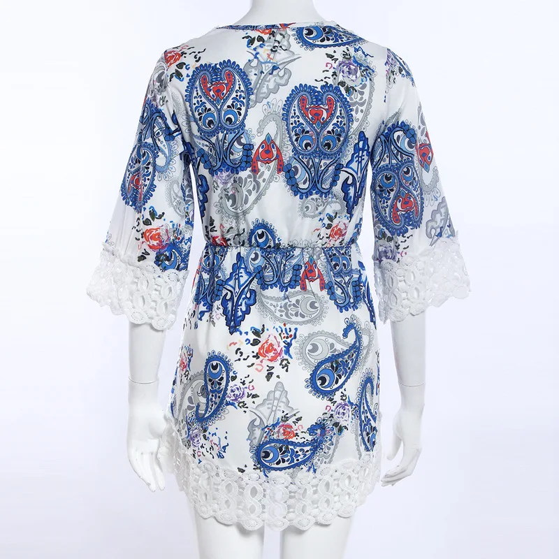 2020 Sexy Deep V-neck Casual Slim Beach Summer Sundress Vestidos Fashion Women Elegant Vintage Sweet Lace Dress 04# 
2020 Sexy Deep V-neck Casual Slim Beach Summer Sundress Vestidos Fashion Women Elegant Vintage Sweet Lace Dress 04#