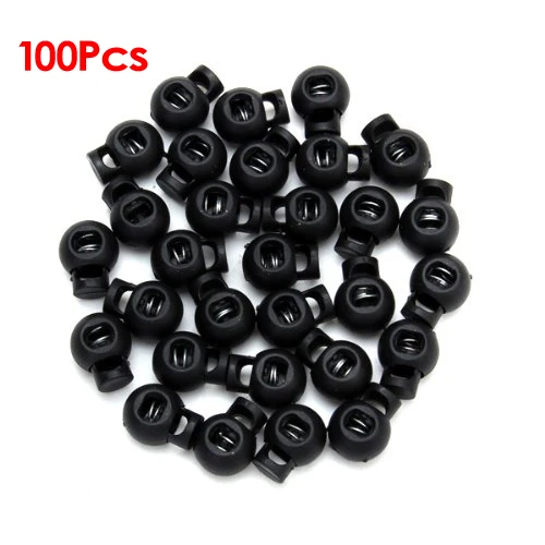 100 x Black Ball Cord Locks Toggles Round Cordlocks
100 x Black Ball Cord Locks Toggles Round Cordlocks