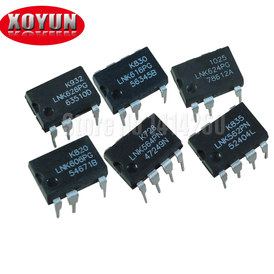 5 шт./лот LNK520PN LNK562P LNK562PN LNK564PN LNK564P LNK606PG LNK606P LNK616PG LNK624PG LNK626PG DIP-7 
5 шт./лот LNK520PN LNK562P LNK562PN LNK564PN LNK564P LNK606PG LNK606P LNK616PG LNK624PG LNK626PG DIP-7