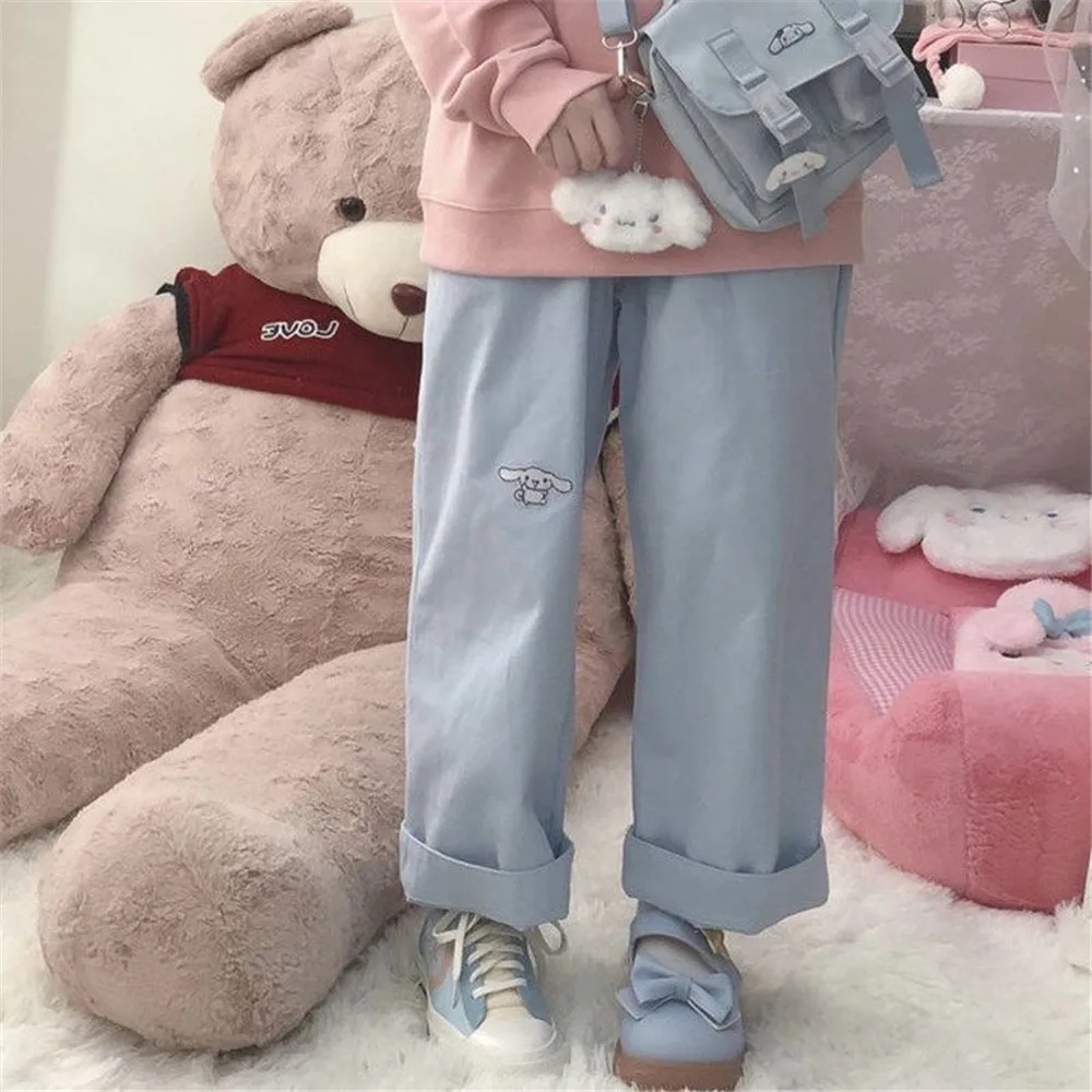 Cute Blue Cartoon Ins Pants Fashion Girl Harajuku Amine Pants Gothic Loose Funny Punk Straight Summer Kawaii High Street Pants
Cute Blue Cartoon Ins Pants Fashion Girl Harajuku Amine Pants Gothic Loose Funny Punk Straight Summer Kawaii High Street Pants