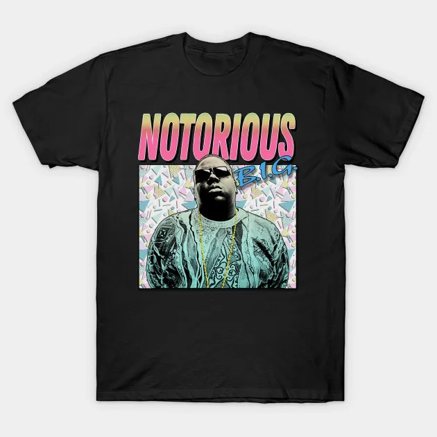 Men/Women's Summer Black Street Fashion Hip Hop The Notorious B.I.G. / Biggie Smalls 90s Tribute Design T-shirt Cotton Tees Tops
Men/Women's Summer Black Street Fashion Hip Hop The Notorious B.I.G. / Biggie Smalls 90s Tribute Design T-shirt Cotton Tees Tops