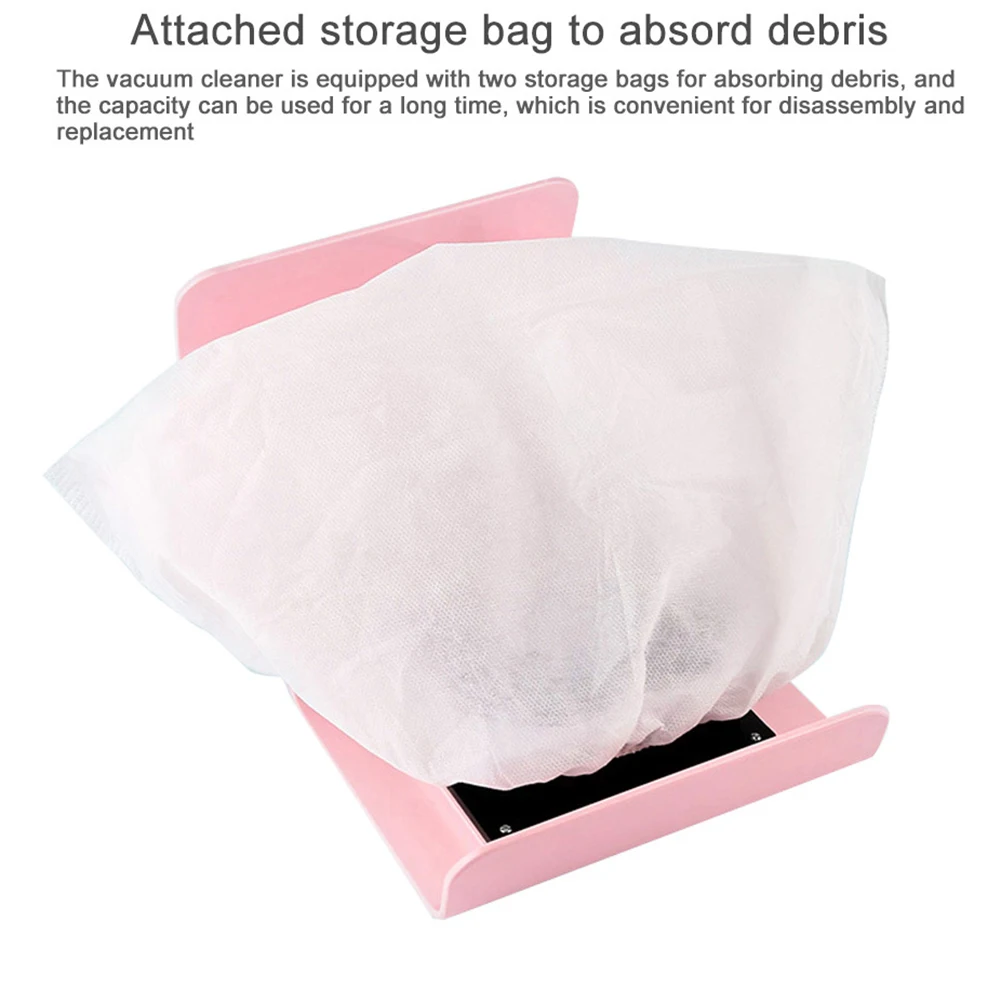 40W Nail Dust Collector Strong Suction Nail Vacuum Cleaner Ultre Quiet with 2 Storage Bags Salon Equipment Manicure Machine
40W Nail Dust Collector Strong Suction Nail Vacuum Cleaner Ultre Quiet with 2 Storage Bags Salon Equipment Manicure Machine