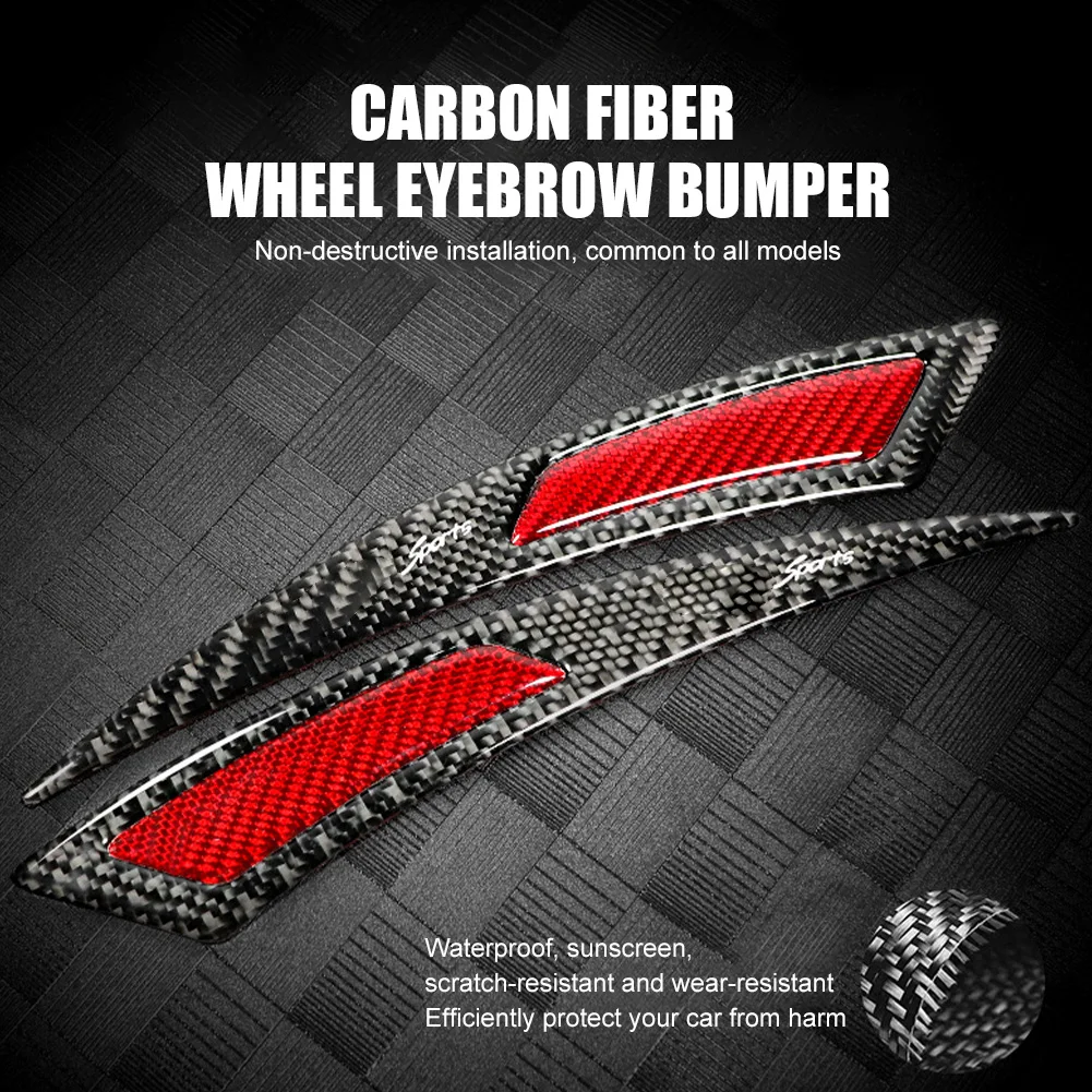 2Pcs Universal Car Sticker Front Fender Stripe Guard Tire Eyebrow Protector Carbon Fiber Wheel Trim Sticker Auto Accessories
2Pcs Universal Car Sticker Front Fender Stripe Guard Tire Eyebrow Protector Carbon Fiber Wheel Trim Sticker Auto Accessories
